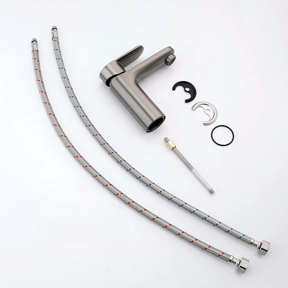 Смеситель для раковины AQUATEK Ника графит