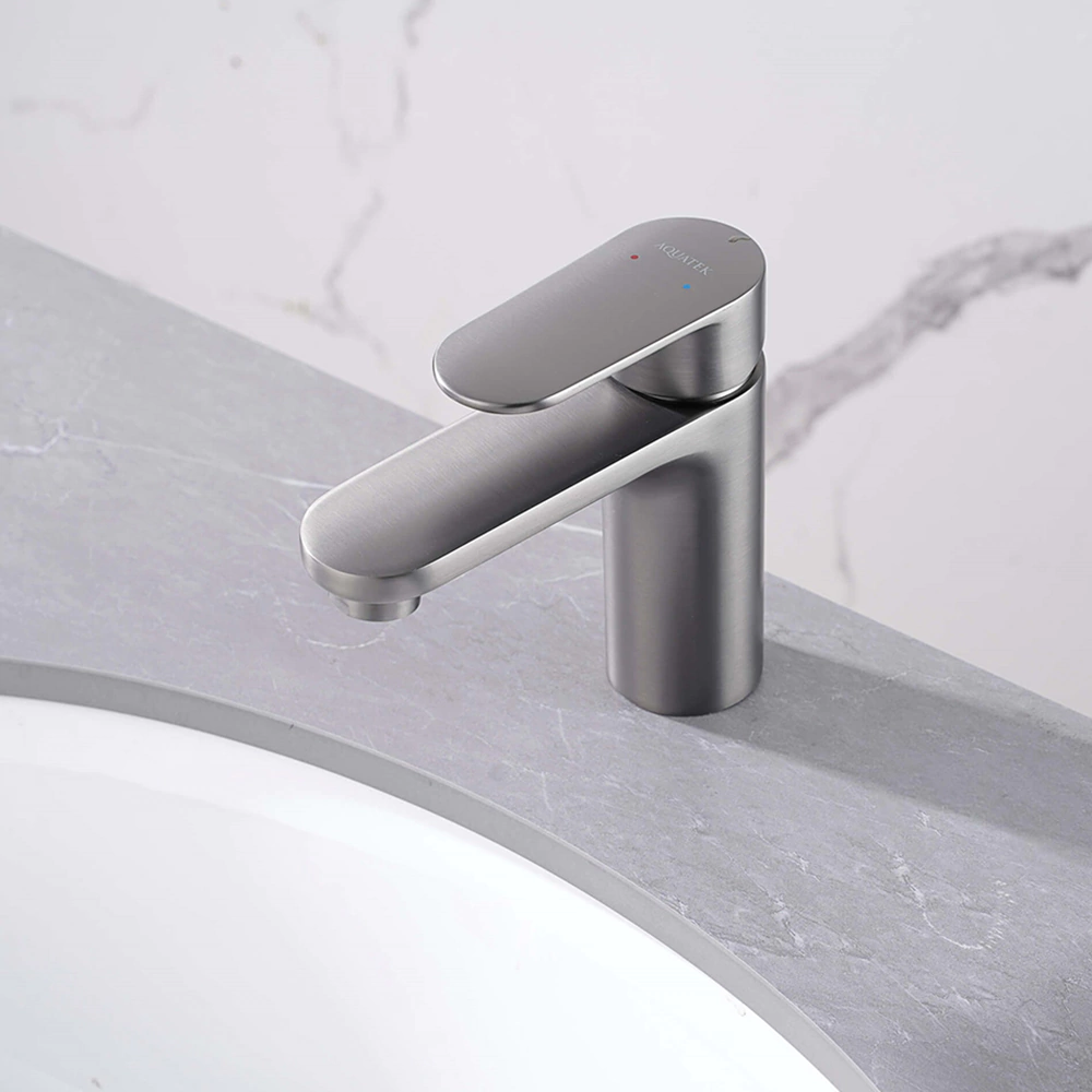 Смеситель для раковины AQUATEK Ника графит