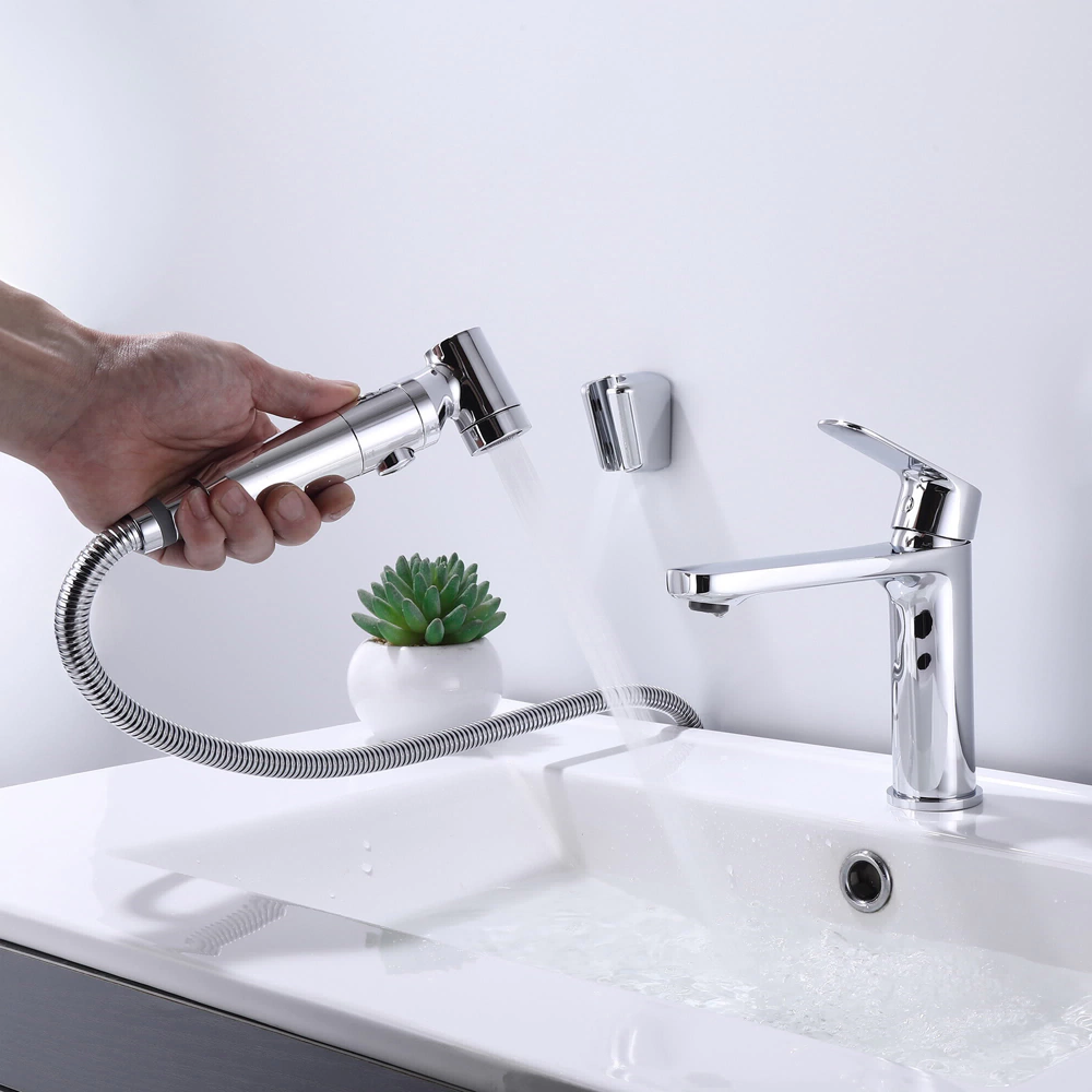 Смеситель для раковины TOKITO Yamanashi с гигиеническим душем хром