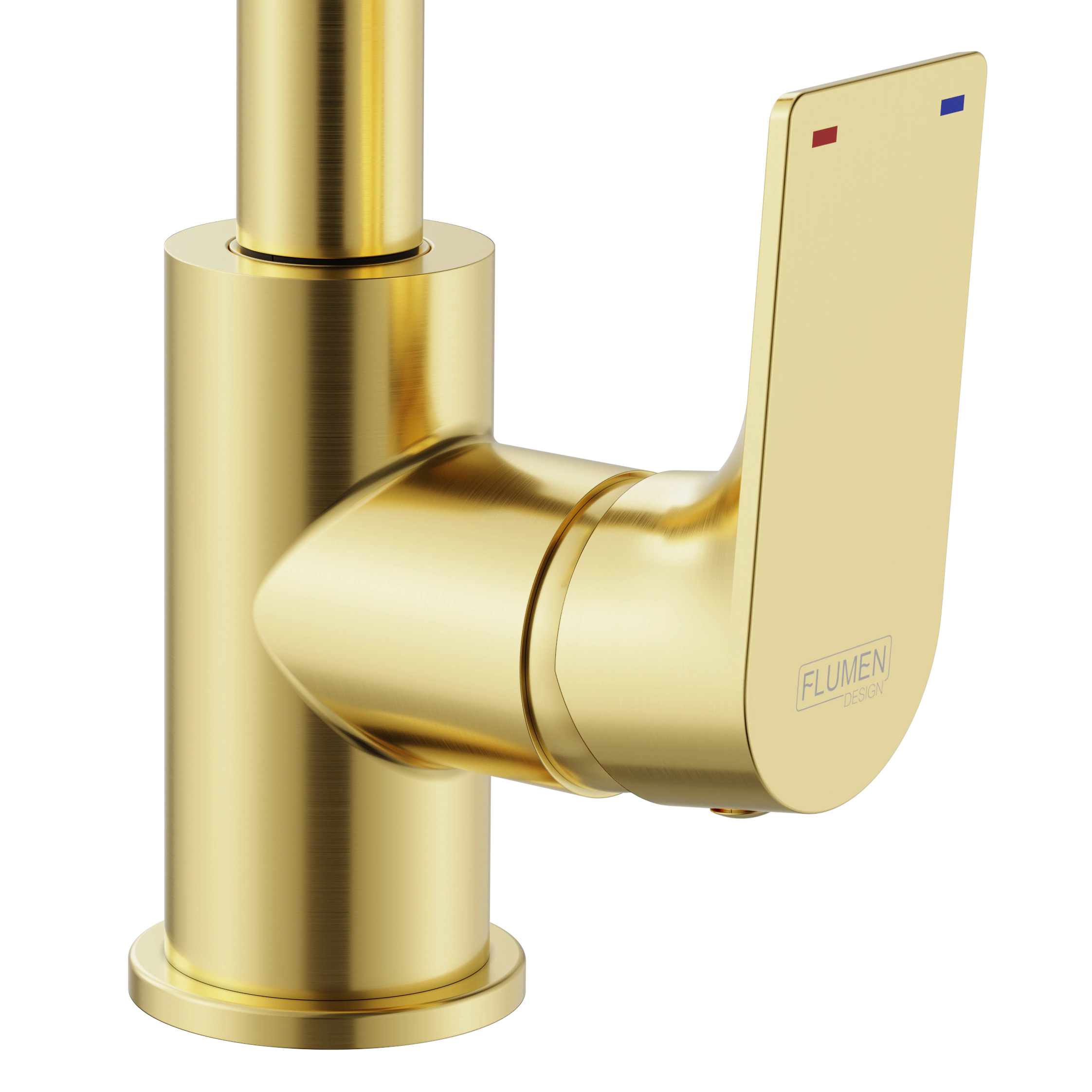 Смеситель для раковины FLUMEN DESIGN Orlean поворотный излив золото