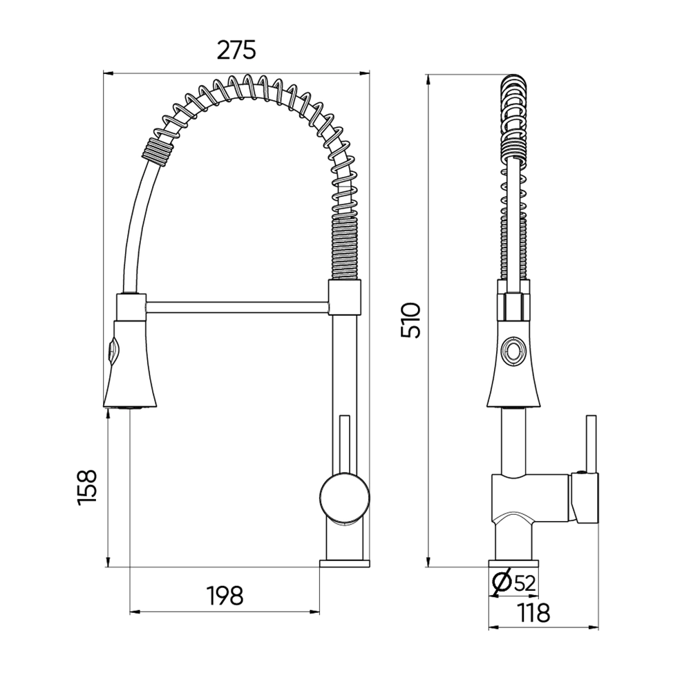 Смеситель для кухни FLUMEN Profi хром