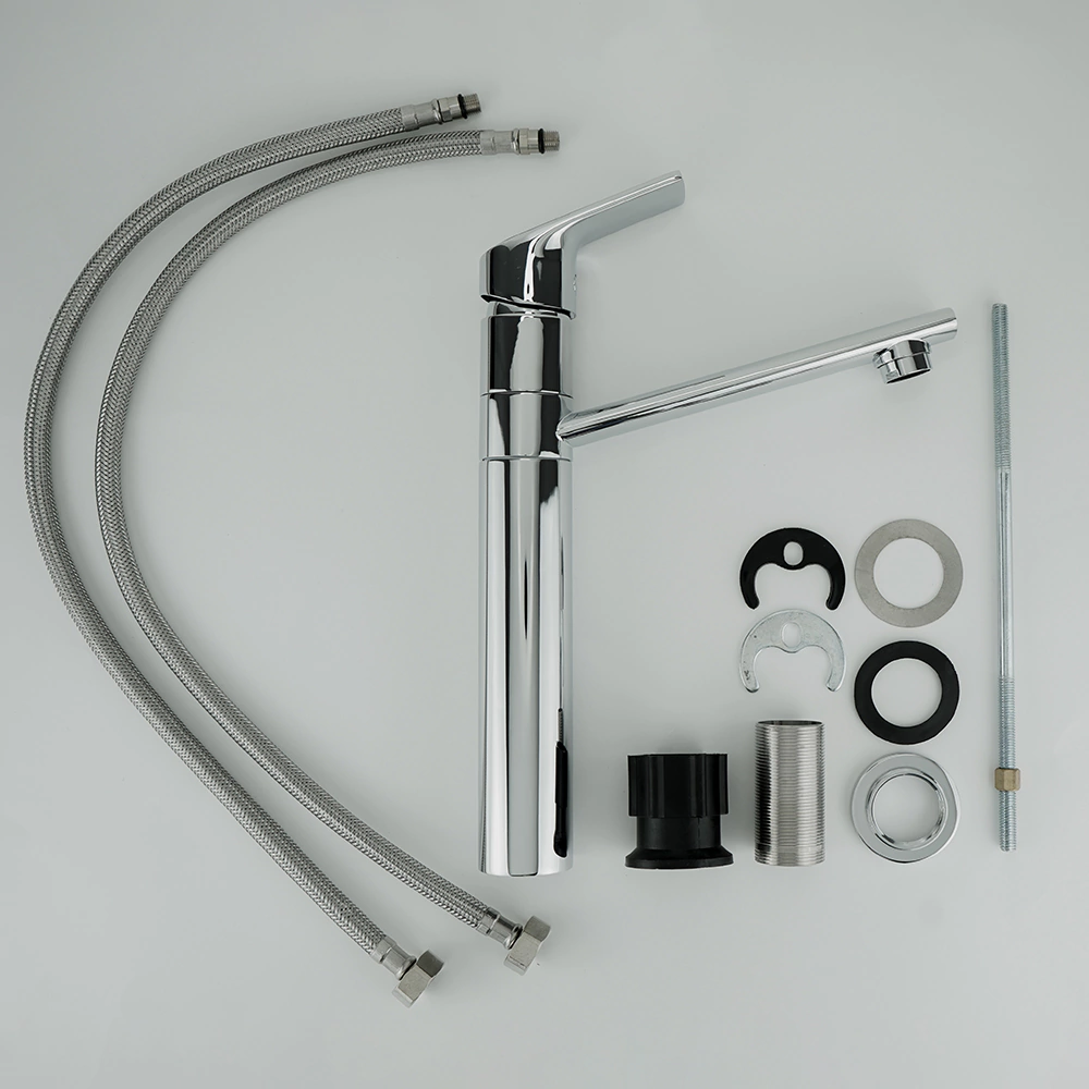 Смеситель для кухни Esko Ontario высокий хром