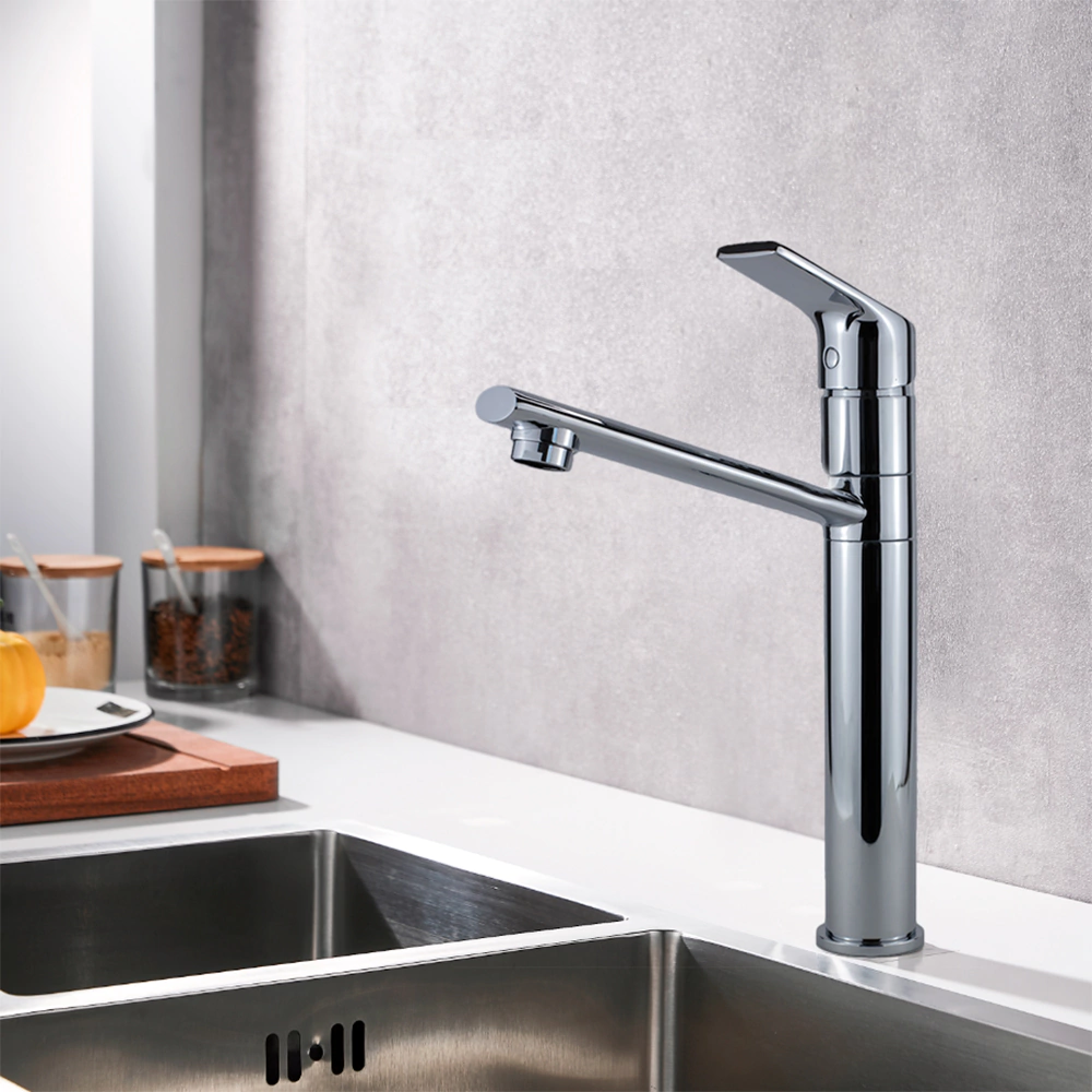 Смеситель для кухни Esko Ontario высокий хром