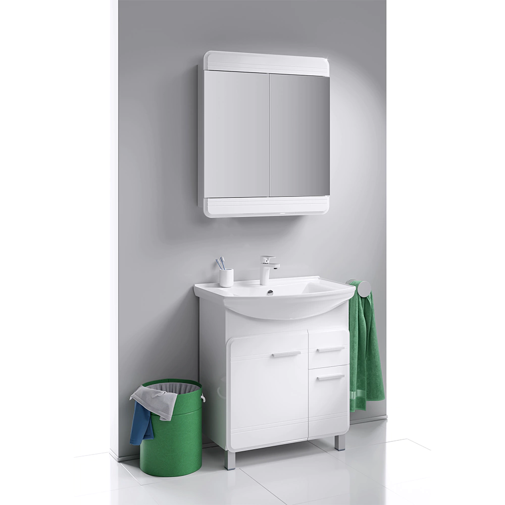 Зеркало-шкаф AQWELLA Корсика 74 см