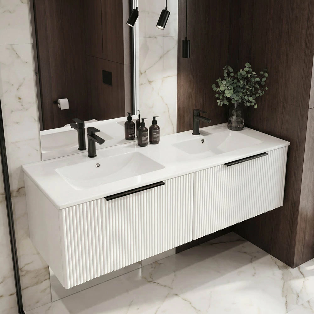 Тумба без раковины FLUMEN DESIGN Валенсия 80 см подвесная белая