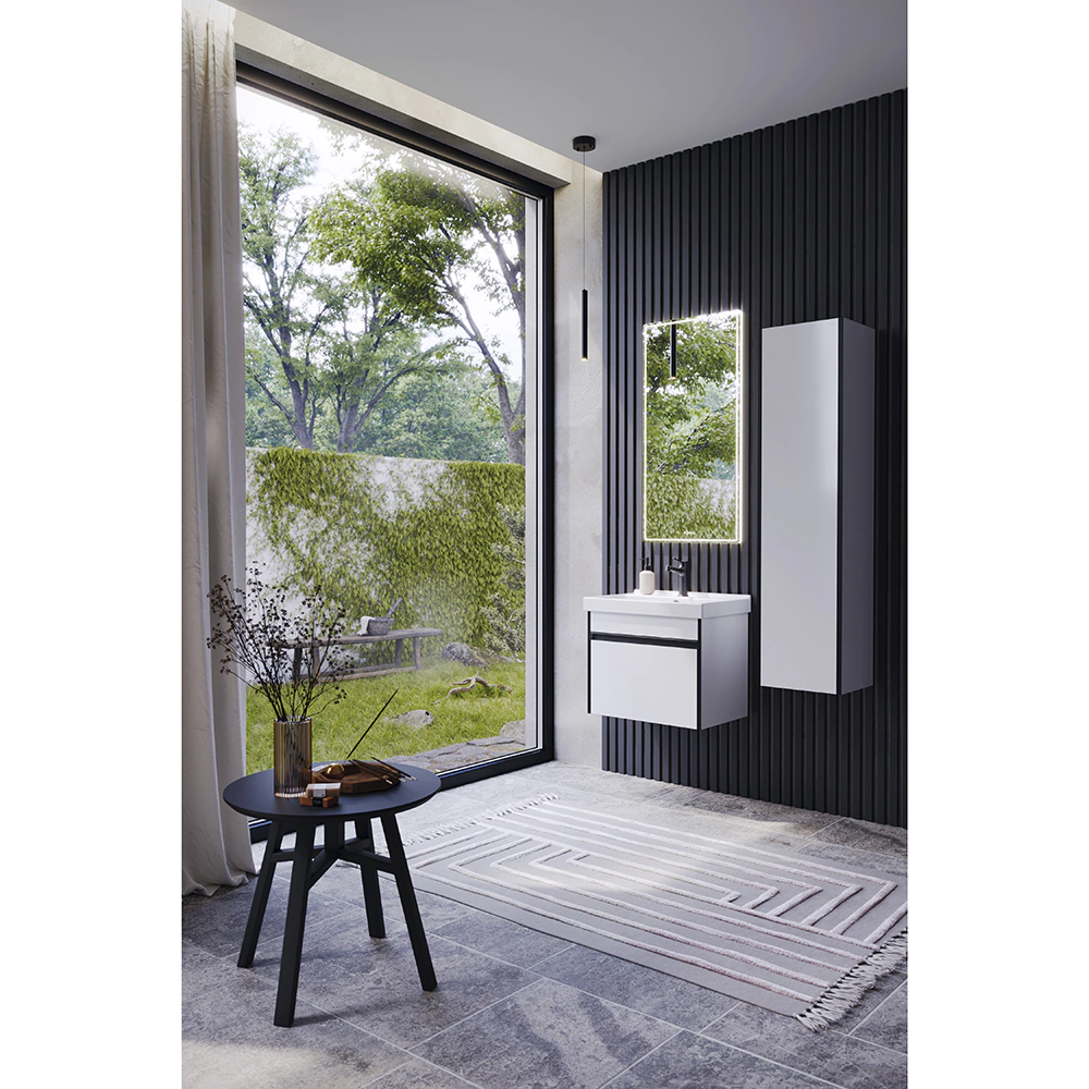 Тумба с раковиной AQWELLA Urban (Фостер) 60 см подвесная белая