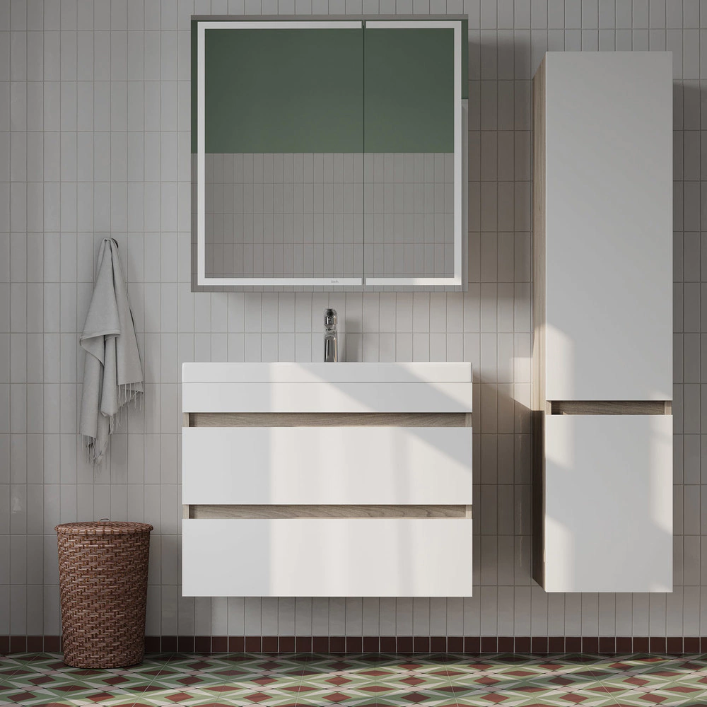 Пенал IDDIS Zodiac 35 см подвесной белый, дерево