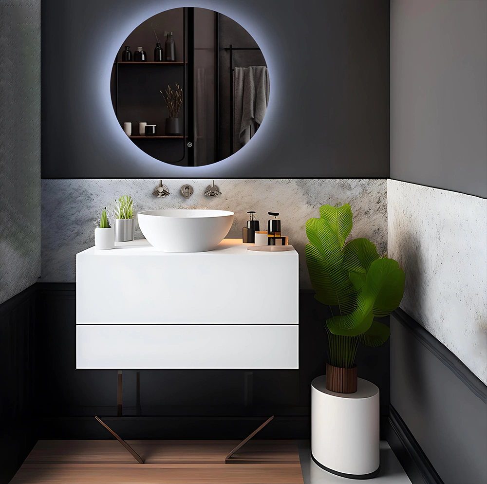 Зеркало Silver Mirrors Саванна-ТХ d77 см с подсветкой