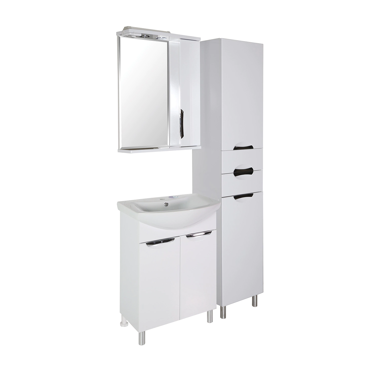 Зеркало-шкаф АСБ-Мебель Мессина 60 см с подсветкой