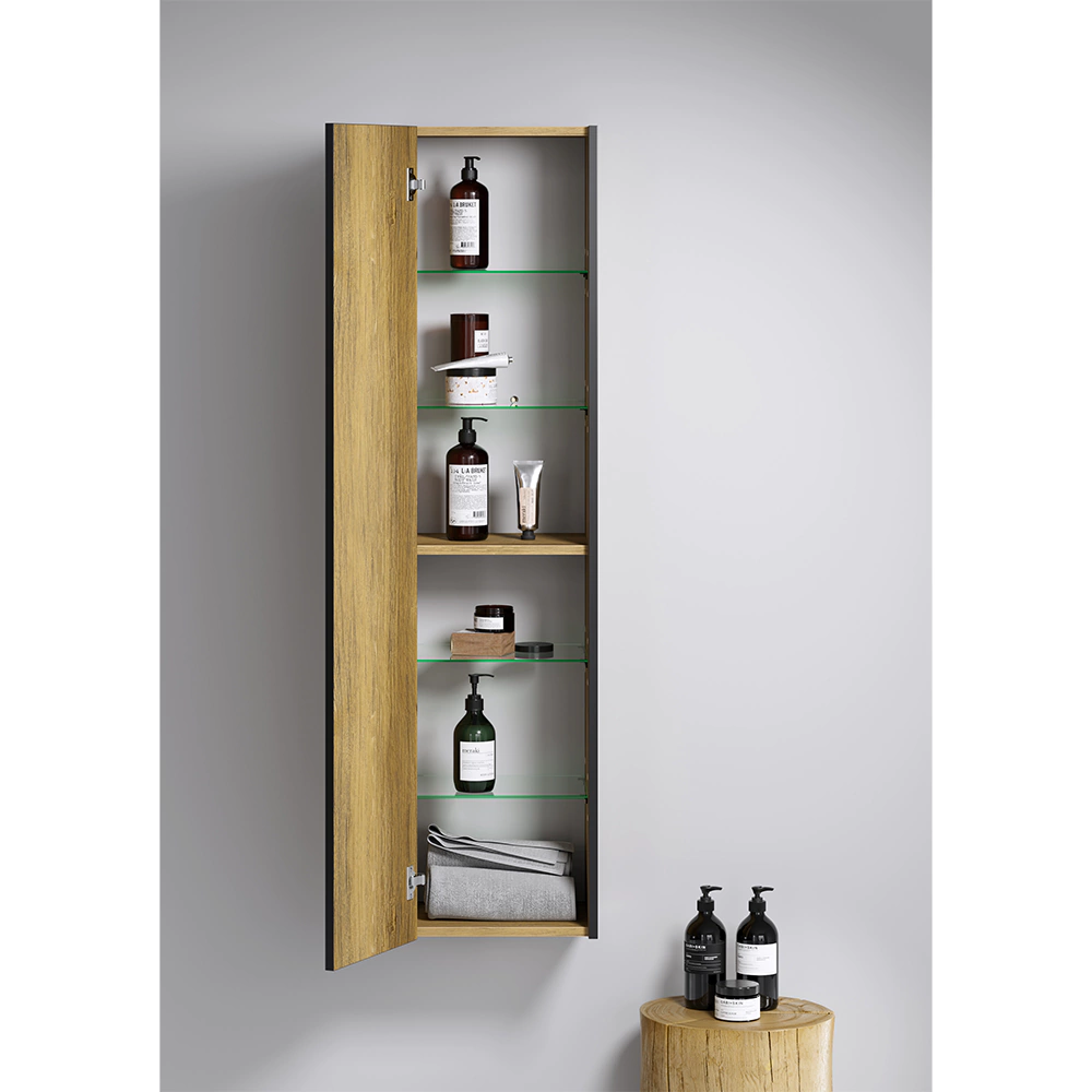 Пенал AQWELLA Fargo 35 см подвесной дуб балтийский