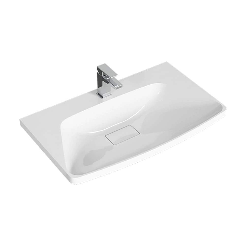 Тумба с раковиной AQWELLA Неринга 80 см белая