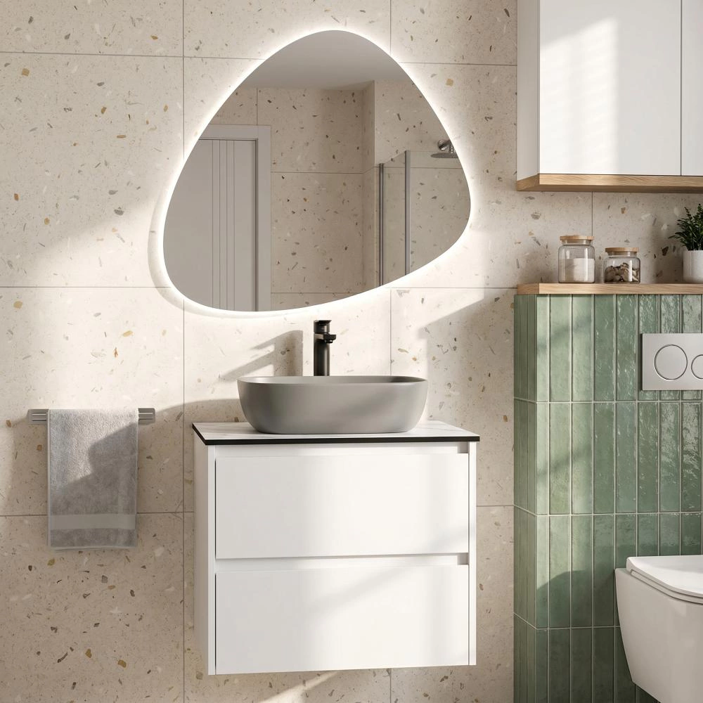 Тумба без раковины FLUMEN DESIGN Арианна 60 см подвесная белая