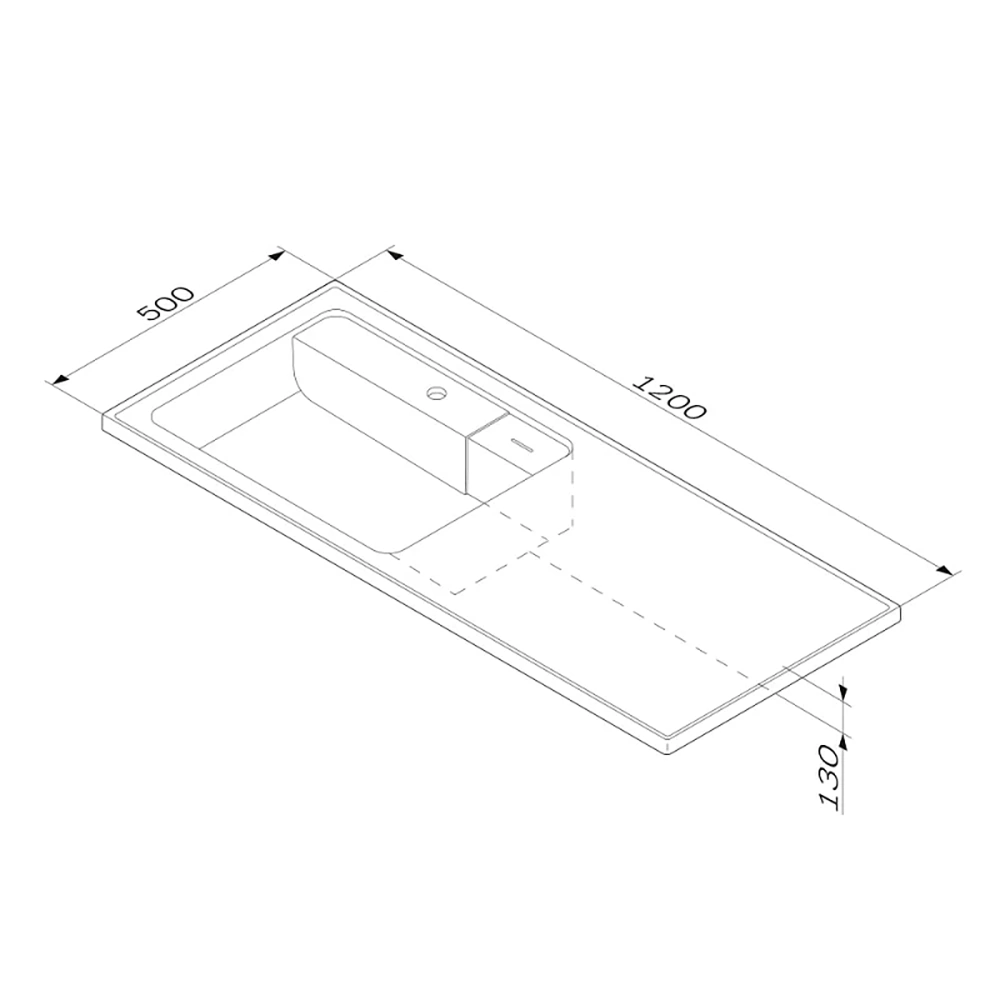 Тумба под стиральную машину Мирсант SOHO Quadro 60 см без раковины белая