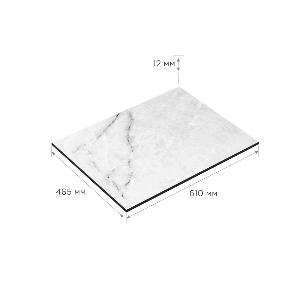 Столешница HPL Slotex Quartzite 61х46,5х1,2 см