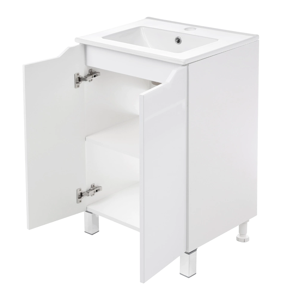 Тумба без раковины FLUMEN Хелми 50 см напольная белая