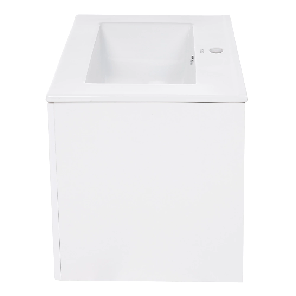 Тумба без раковины FLUMEN Хелми 60 см подвесная белая