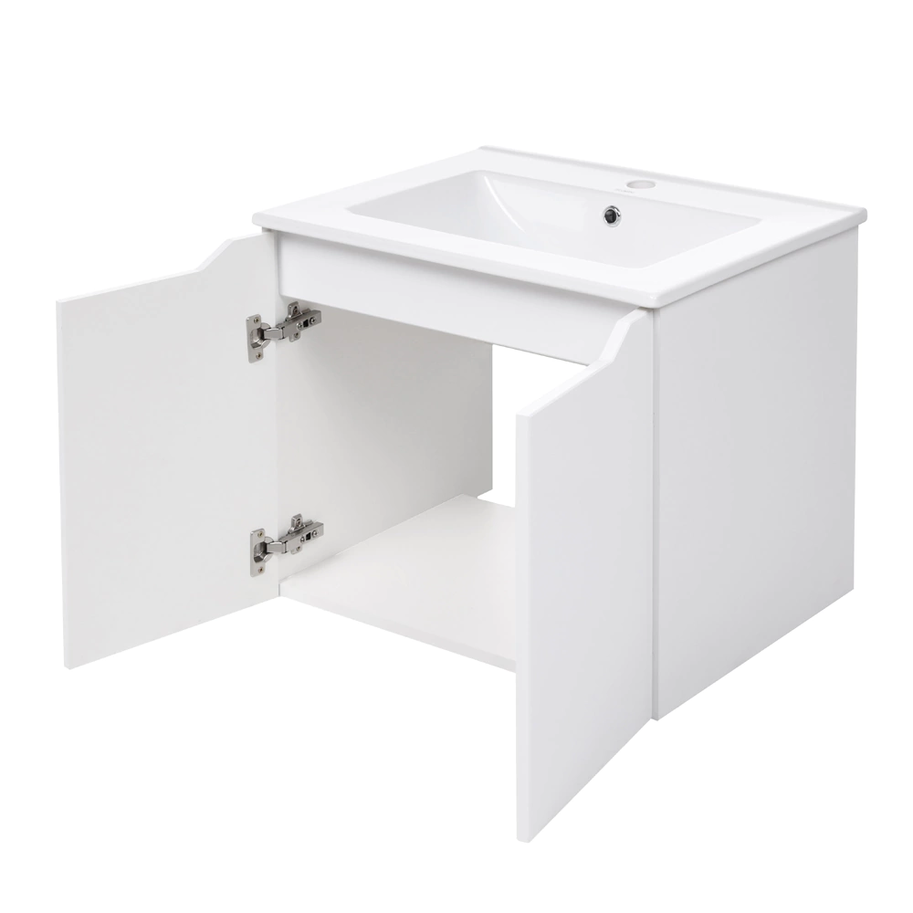 Тумба без раковины FLUMEN Хелми 60 см подвесная белая