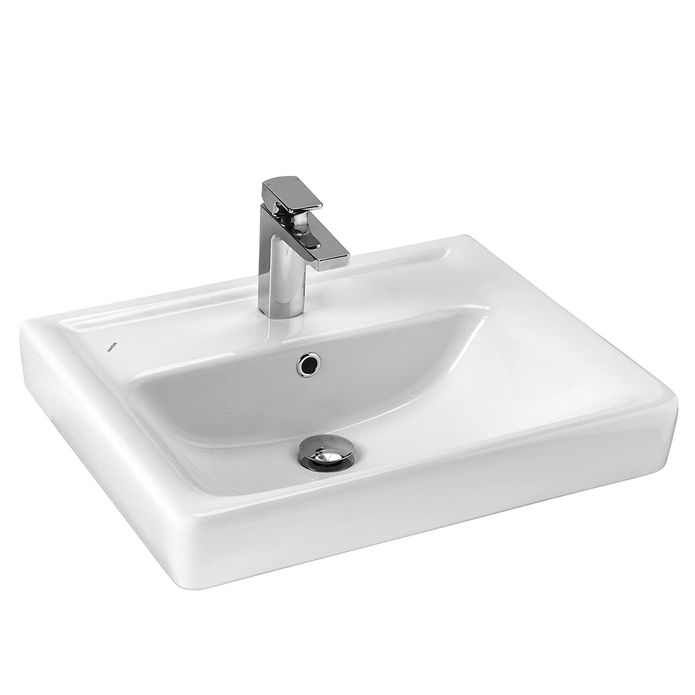 Тумба с раковиной AQUATON Ронда 60 см напольная дуб