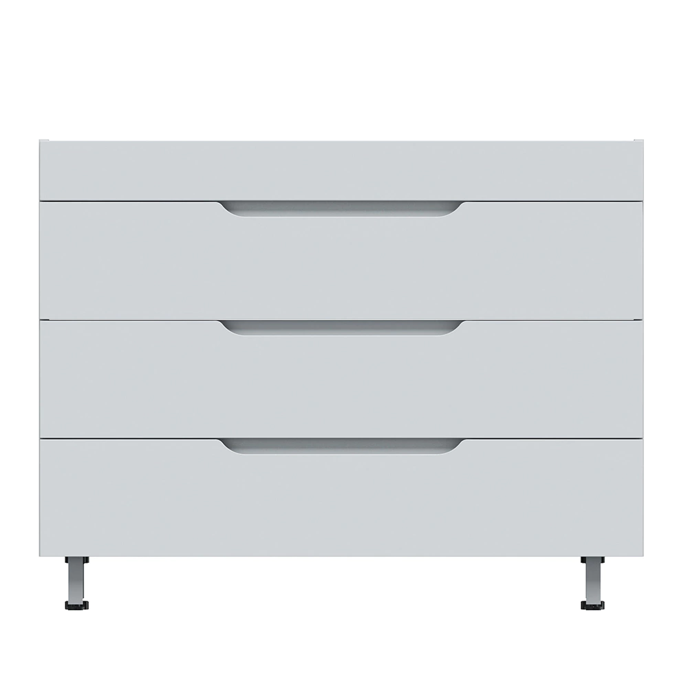 Тумба без раковины Мирсант Soho 100 см напольная белая