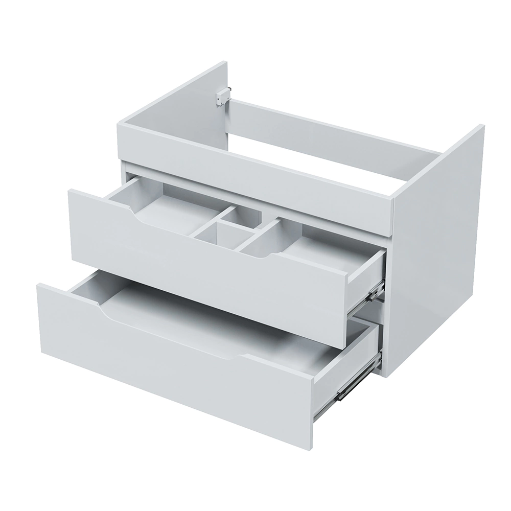 Тумба без раковины Мирсант Soho 80 см подвесная белая