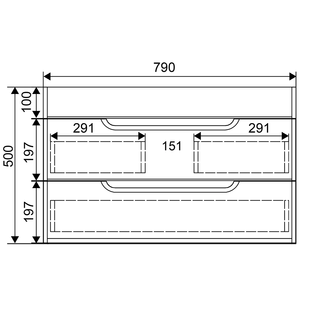 Тумба без раковины Мирсант Soho 80 см подвесная белая