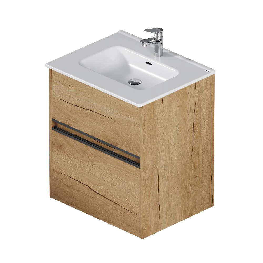 Тумба с раковиной AM.PM Sense 60 см подвесная дерево