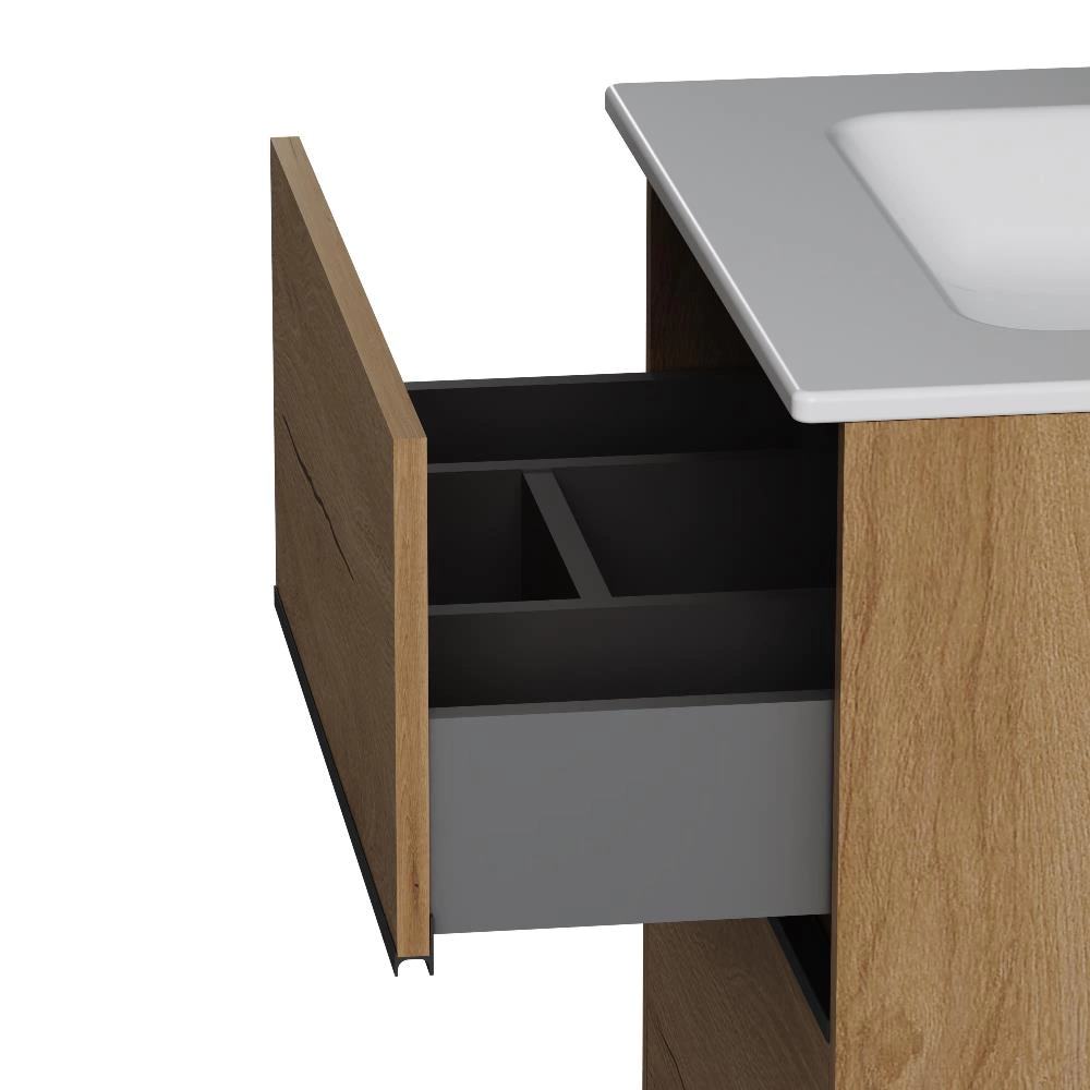 Тумба с раковиной AM.PM Sense 60 см подвесная дерево