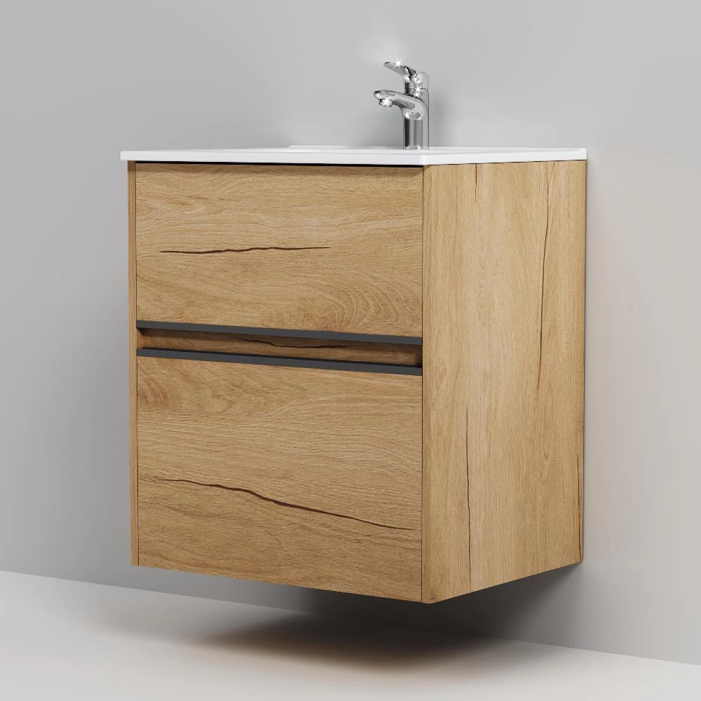 Тумба с раковиной AM.PM Sense 60 см подвесная дерево