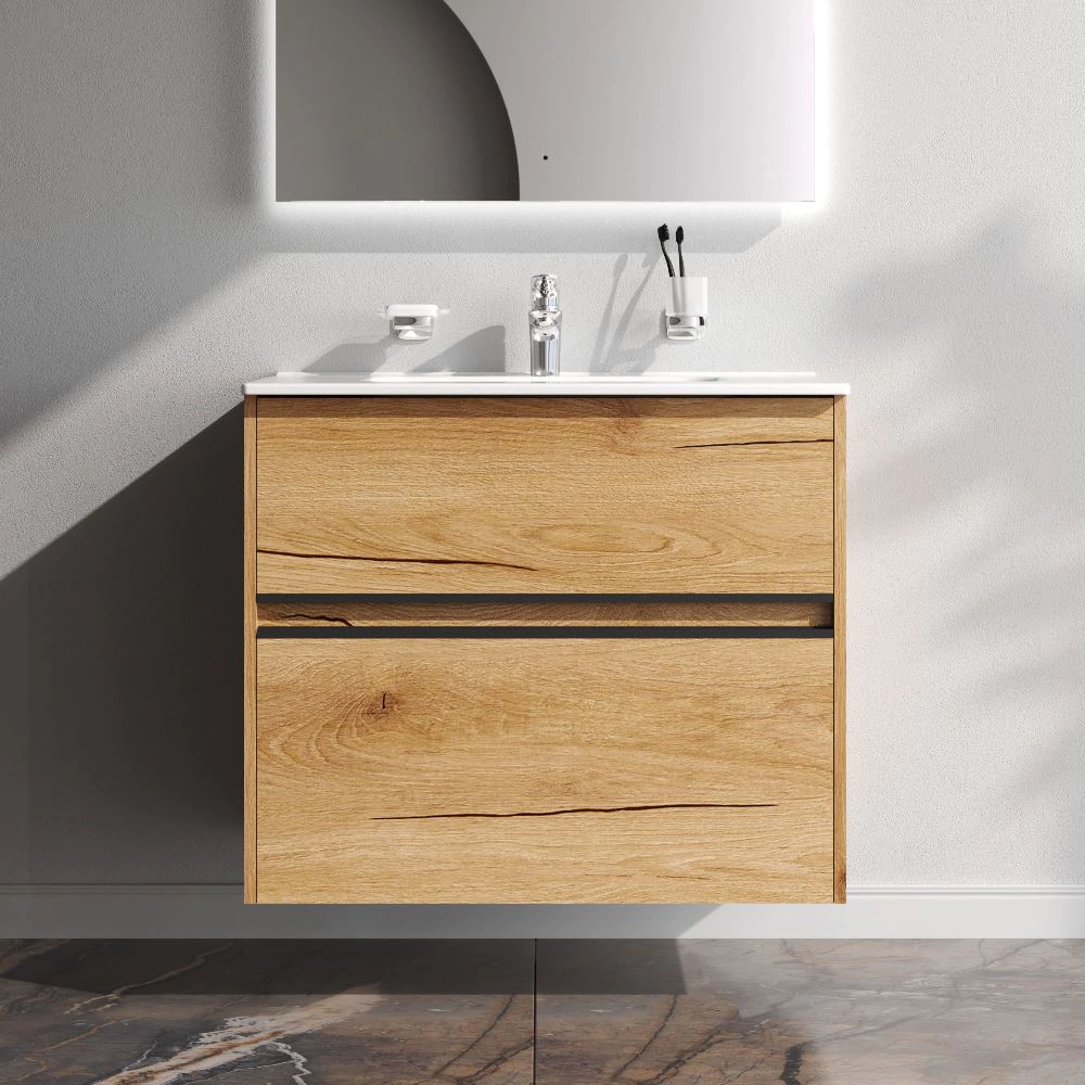 Тумба с раковиной AM.PM Sense 80 см подвесная дерево