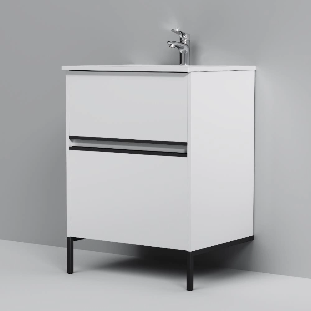 Тумба с раковиной AM.PM Sense 60 см подвесная белая