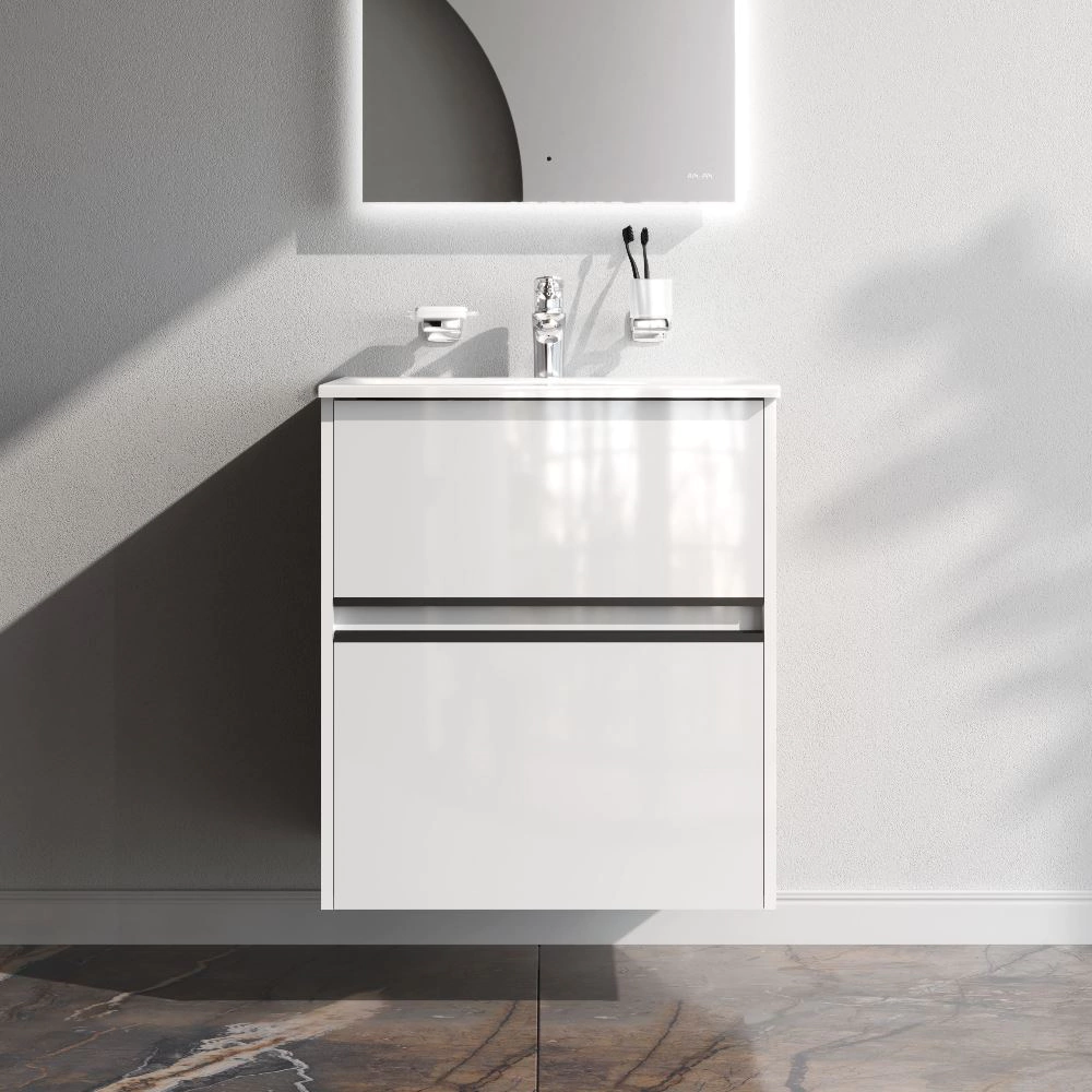 Тумба с раковиной AM.PM Sense 60 см подвесная белая