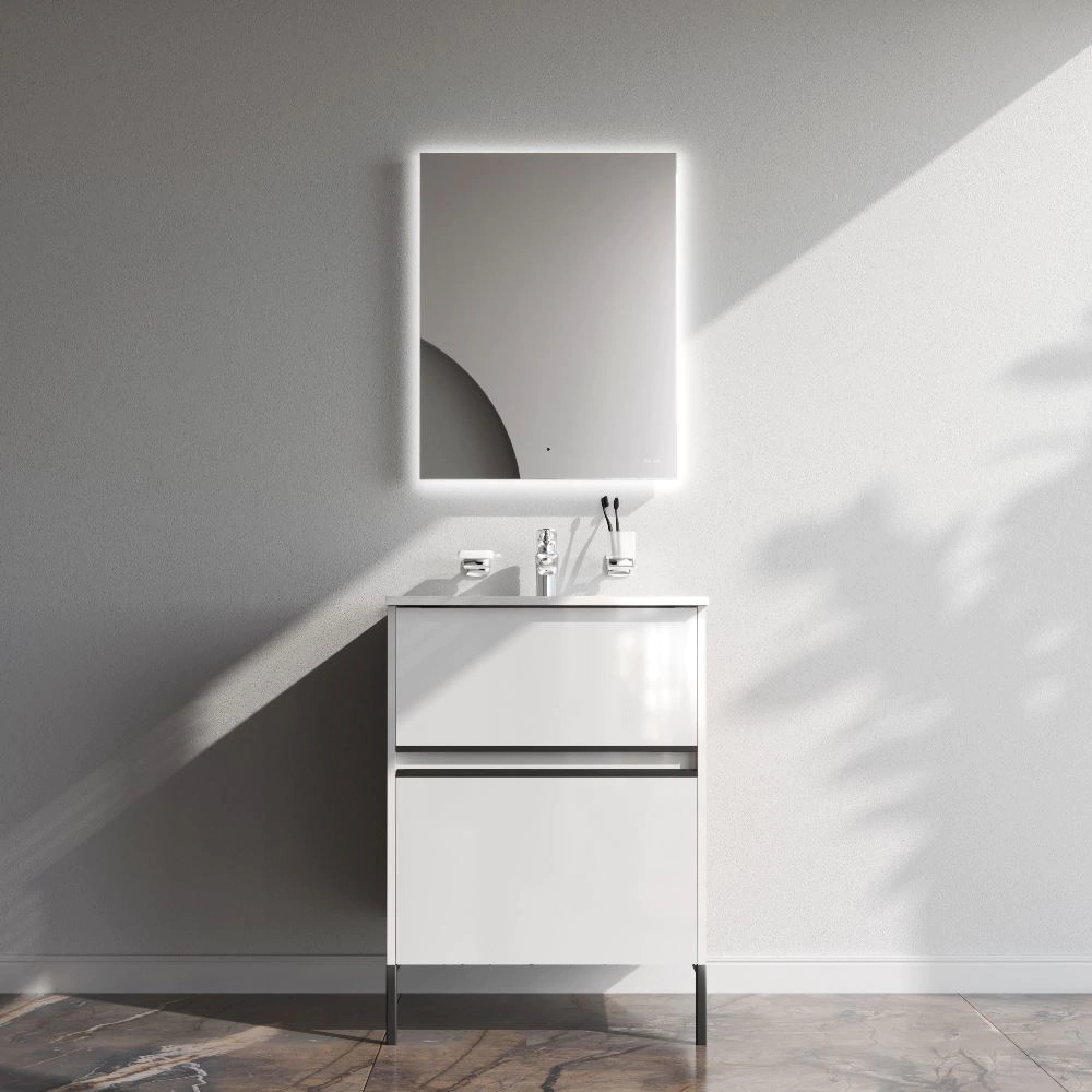 Тумба с раковиной AM.PM Sense 60 см подвесная белая