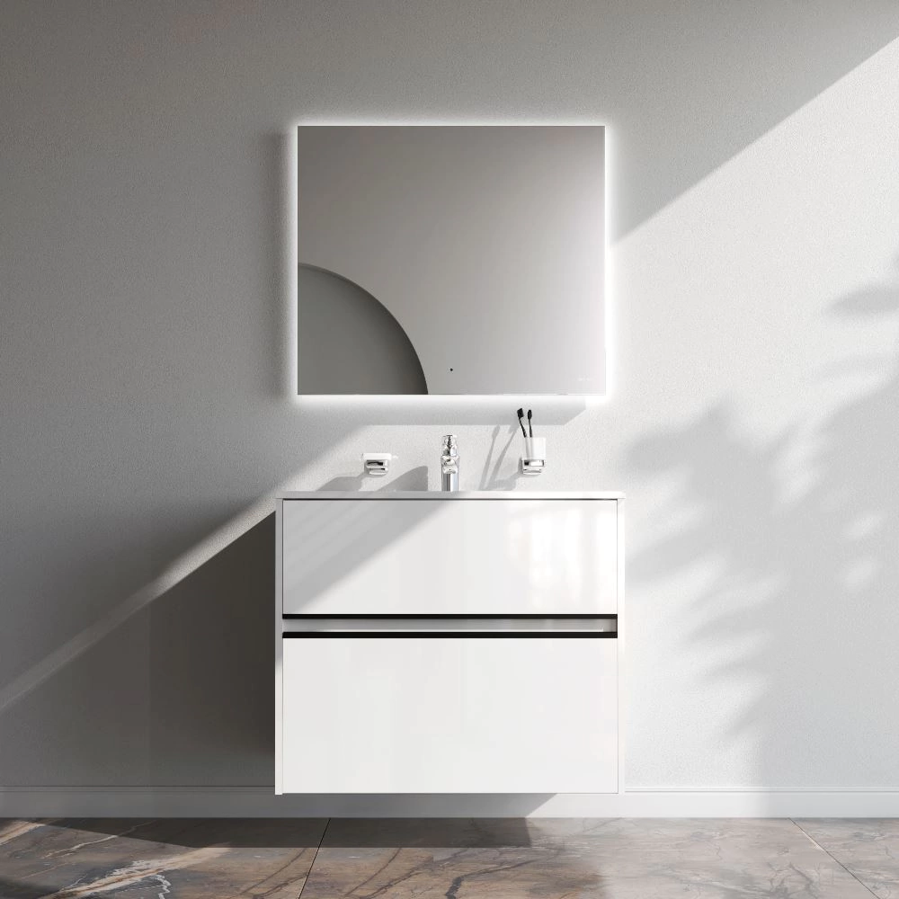 Тумба с раковиной AM.PM Sense 80 см подвесная белая