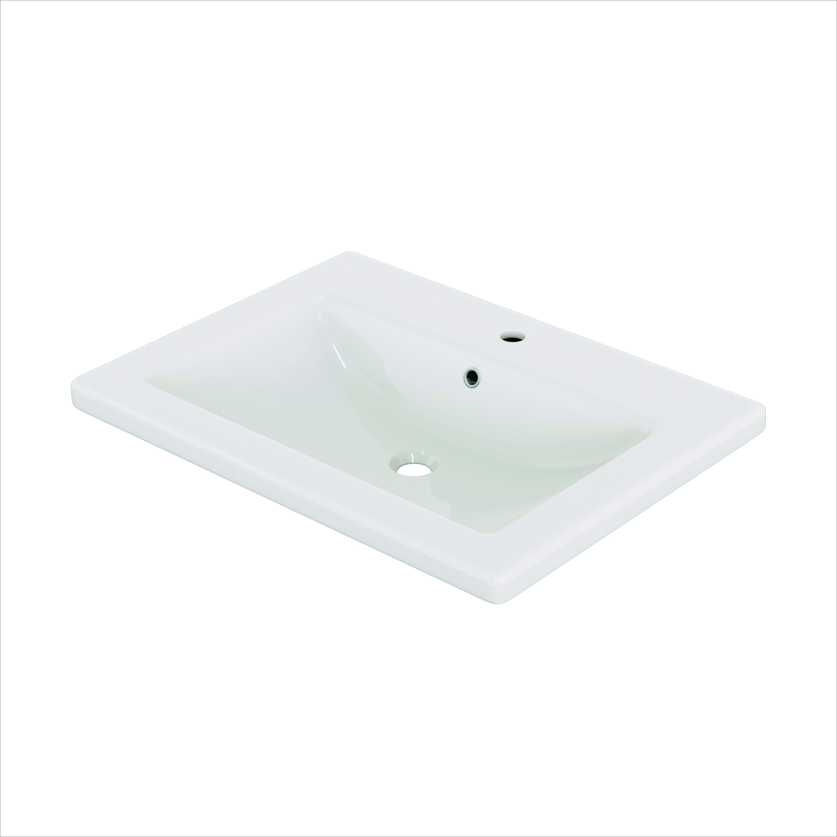 Тумба с раковиной FLUMEN DESIGN Витторе 50 см подвесная серая