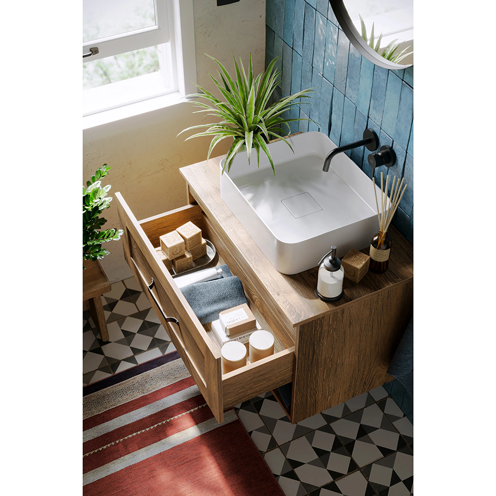 Тумба без раковины AQWELLA Крафт 60 см подвесная дуб балтийский