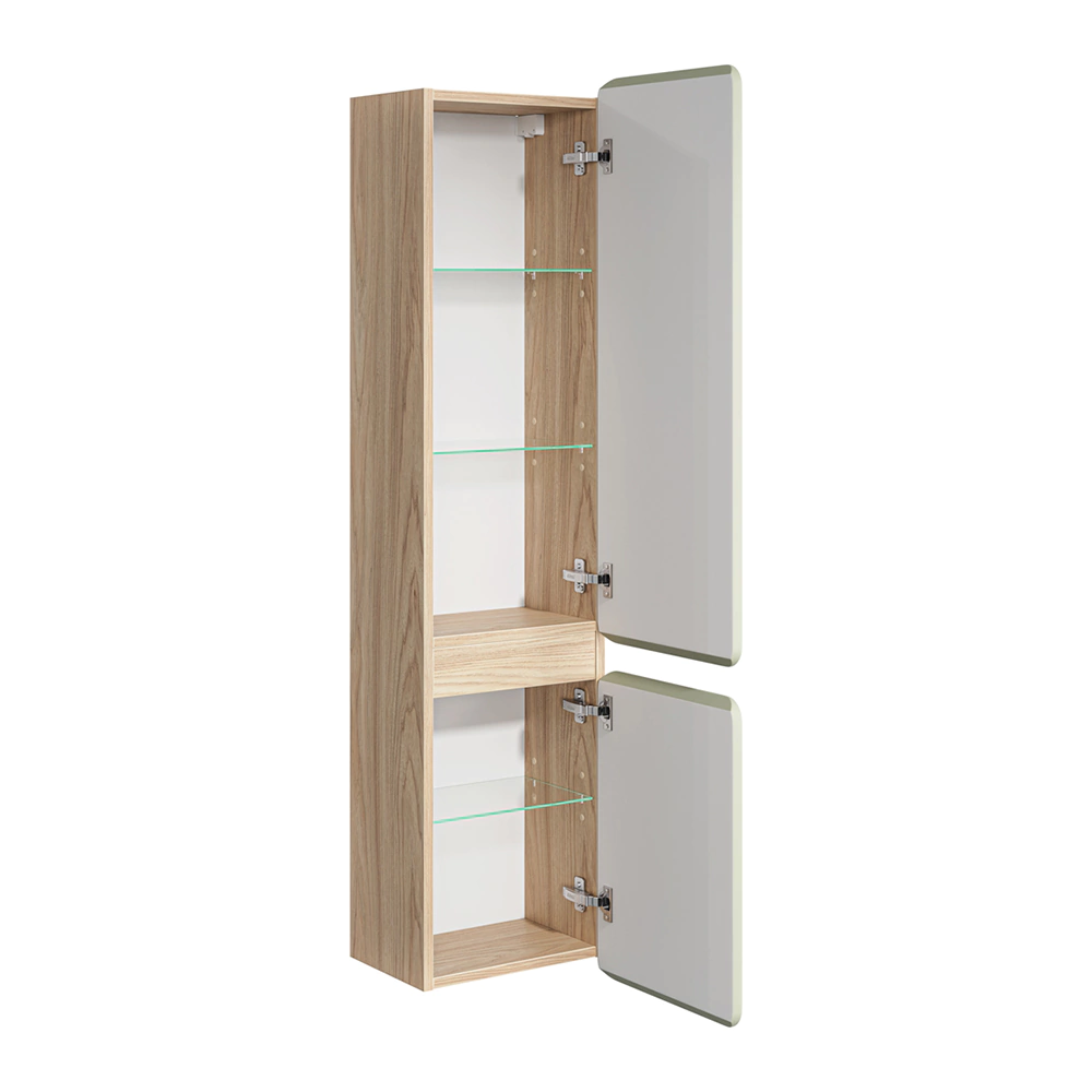 Пенал AQWELLA Венто 35 см подвесной шалфей, акация