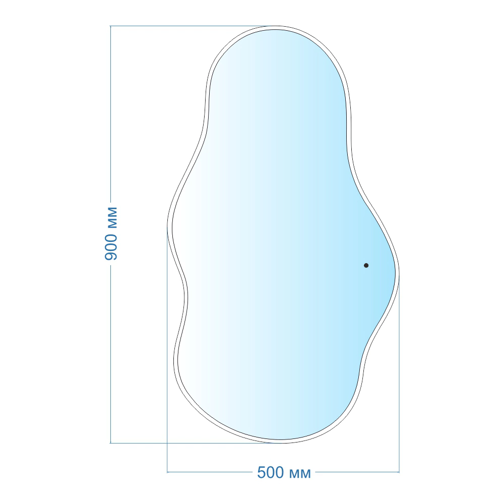 Зеркало Silver Mirrors Casper-ТХ 50x90 см с подсветкой