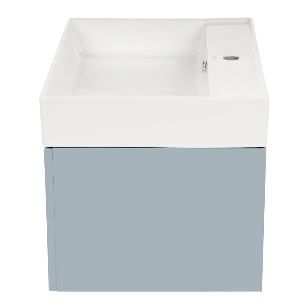 Тумба без раковины FLUMEN DESIGN Аина 70 см подвесная васильковая