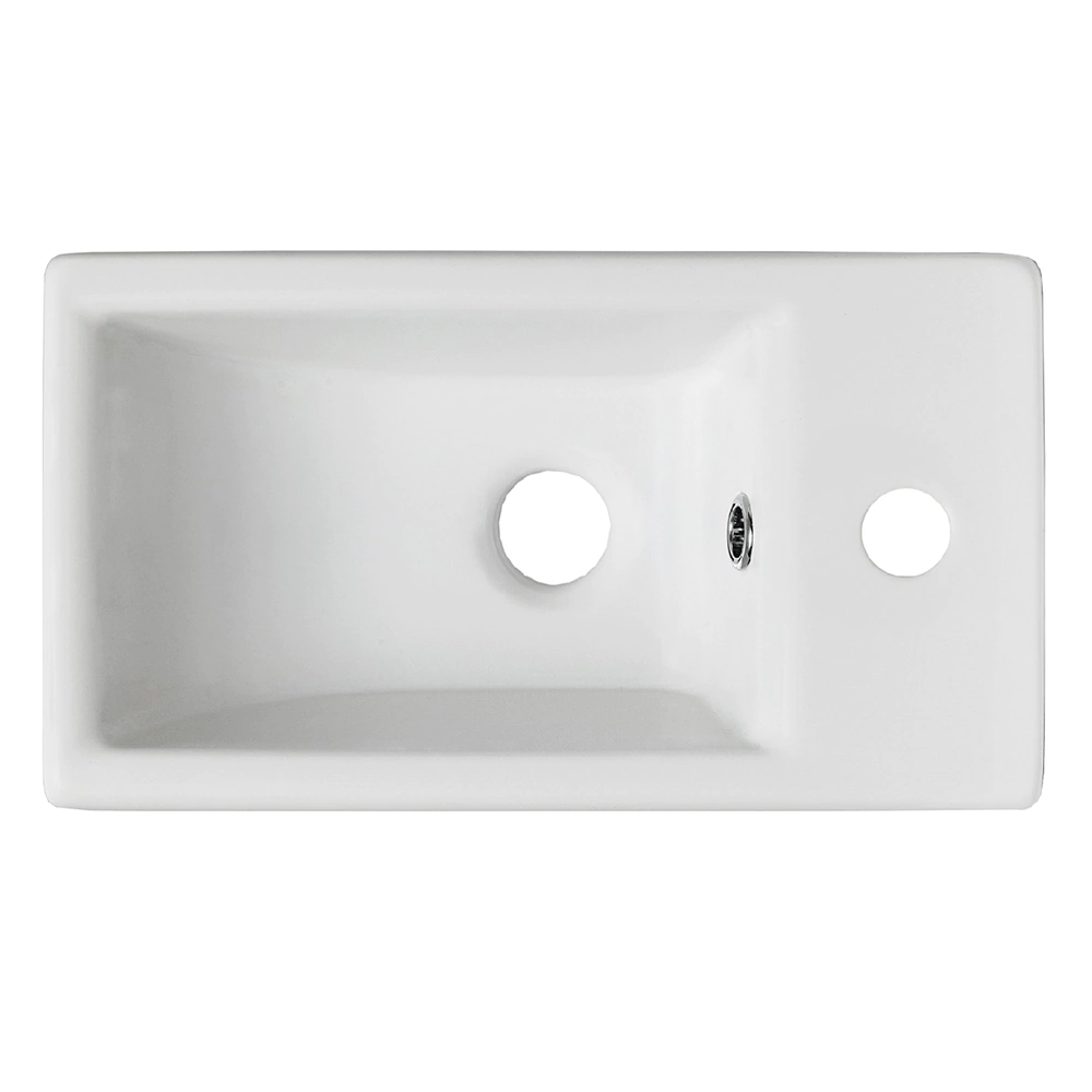 Тумба с раковиной RUNO Микра 40 см подвесная белая