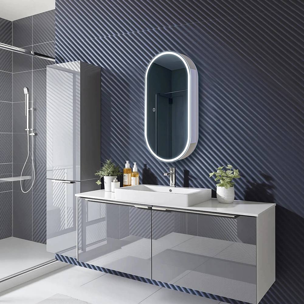 Зеркало-шкаф Silver Mirrors Сохо 50x100 см с подсветкой