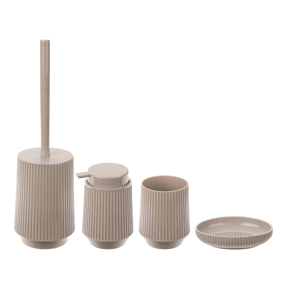 Дозатор для мыла VIALEX Liner пластик латте