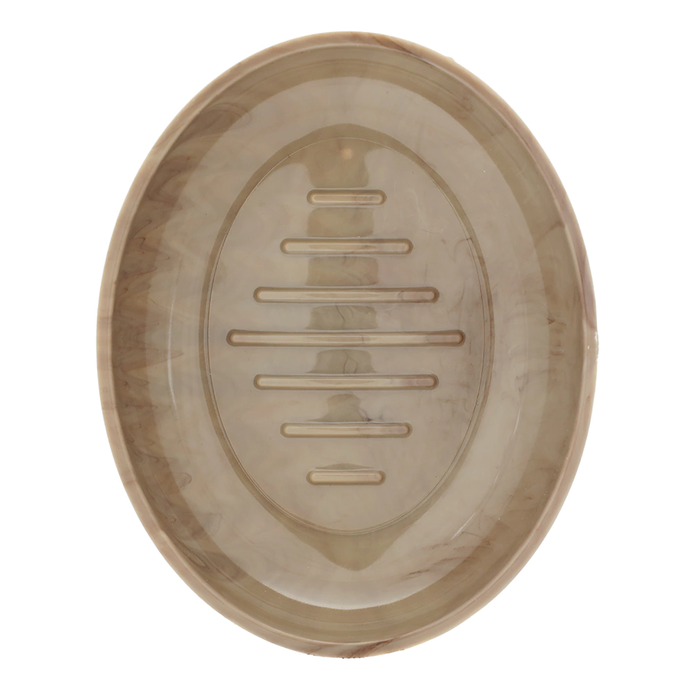 Мыльница VIALEX Elegance Marble latte пластик латте