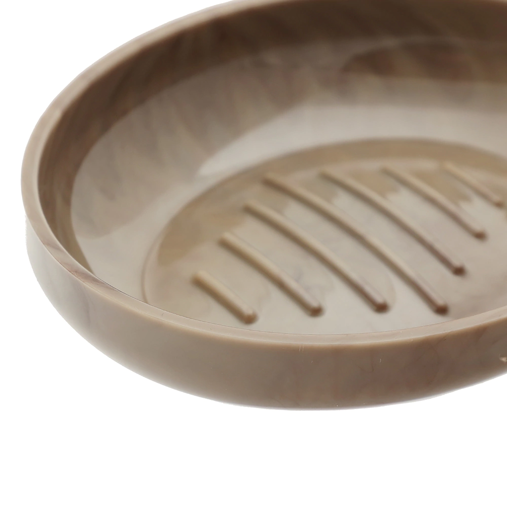 Мыльница VIALEX Elegance Marble latte пластик латте