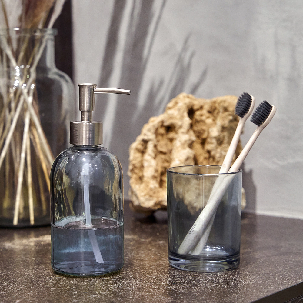 Стакан Moroshka Teriberka стекло голубой