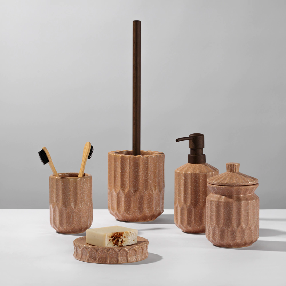 Ершик FLUMEN Cashmere керамика пыльно-розовый