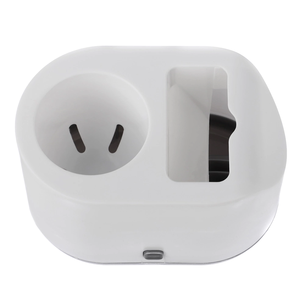 Ершик FLUMEN с щеткой пластик белый