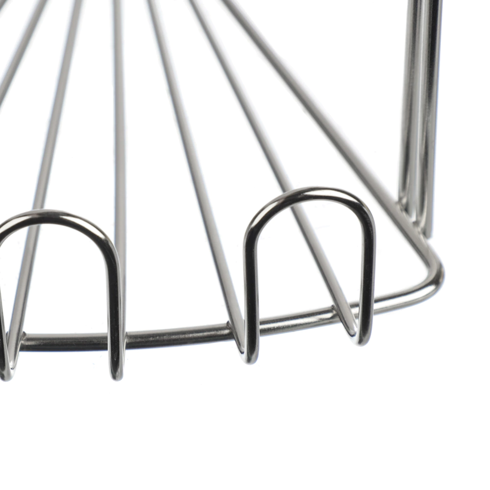 Полка сетчатая VANSTORE Flower 2-ярусная угловая нержавеющая сталь