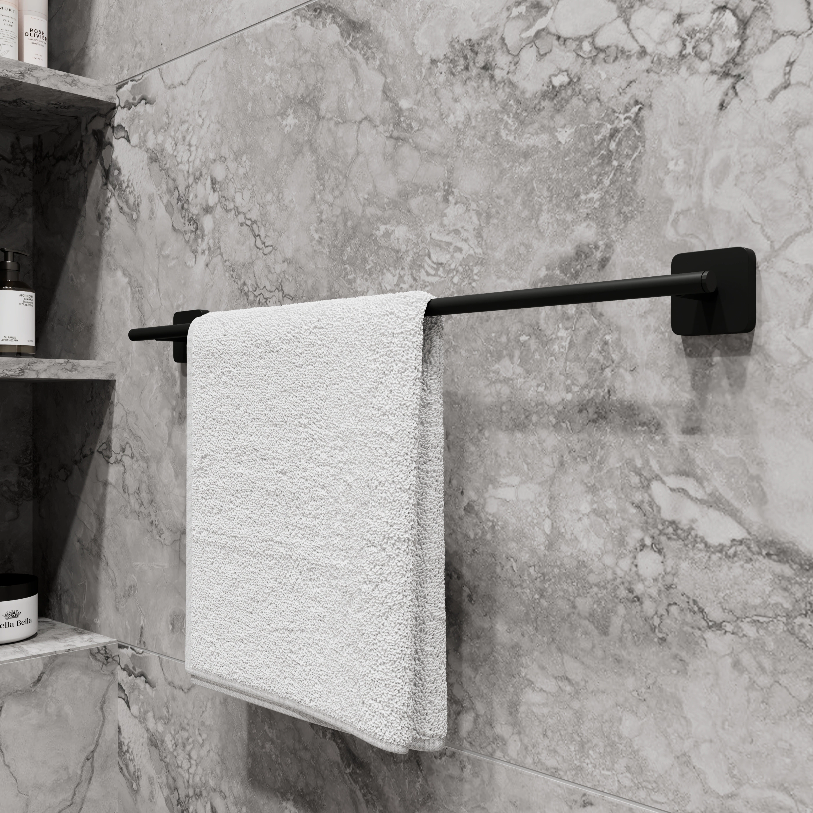 Держатель для полотенец FLUMEN Ophir штанга черный