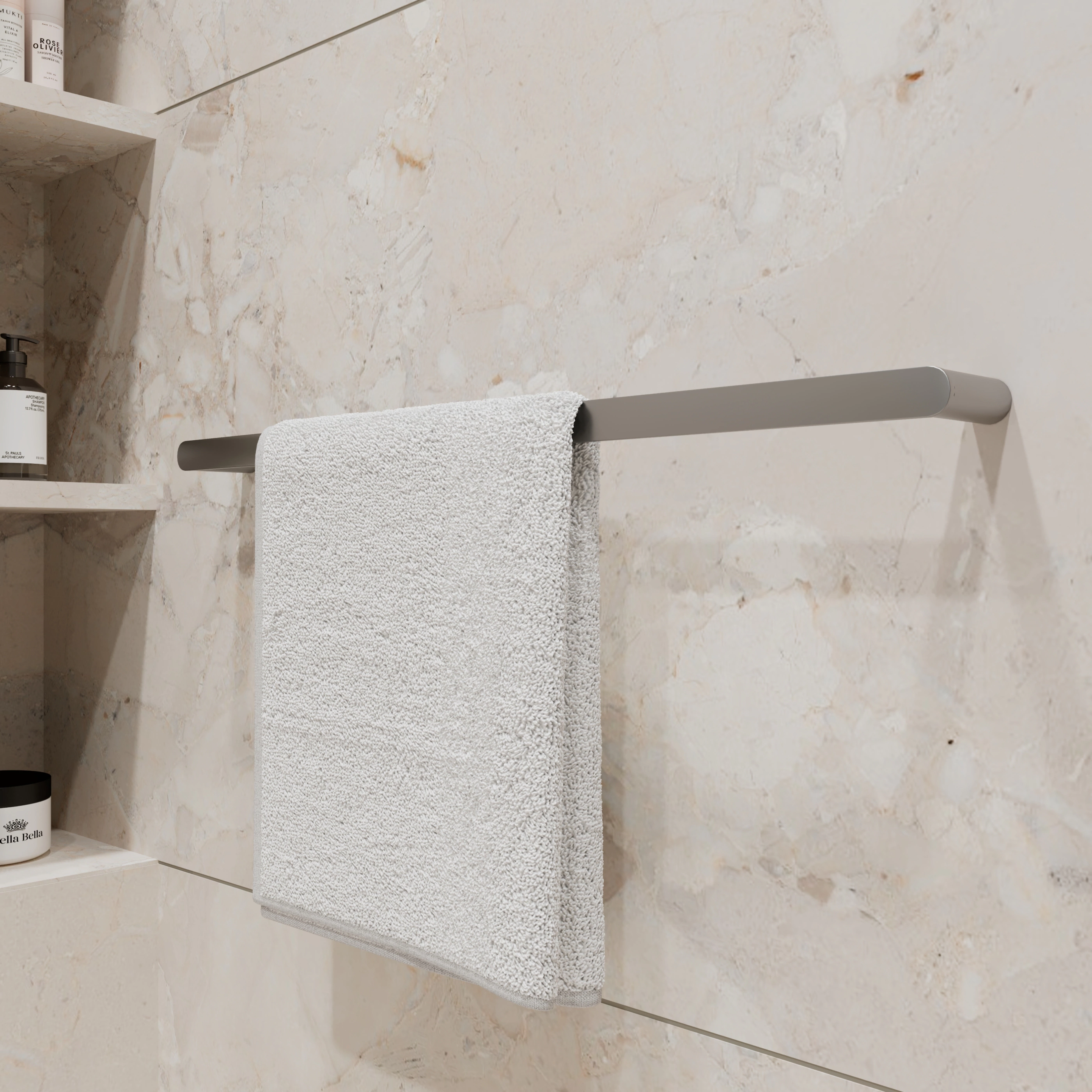 Держатель для полотенец FLUMEN Orlean штанга сатин