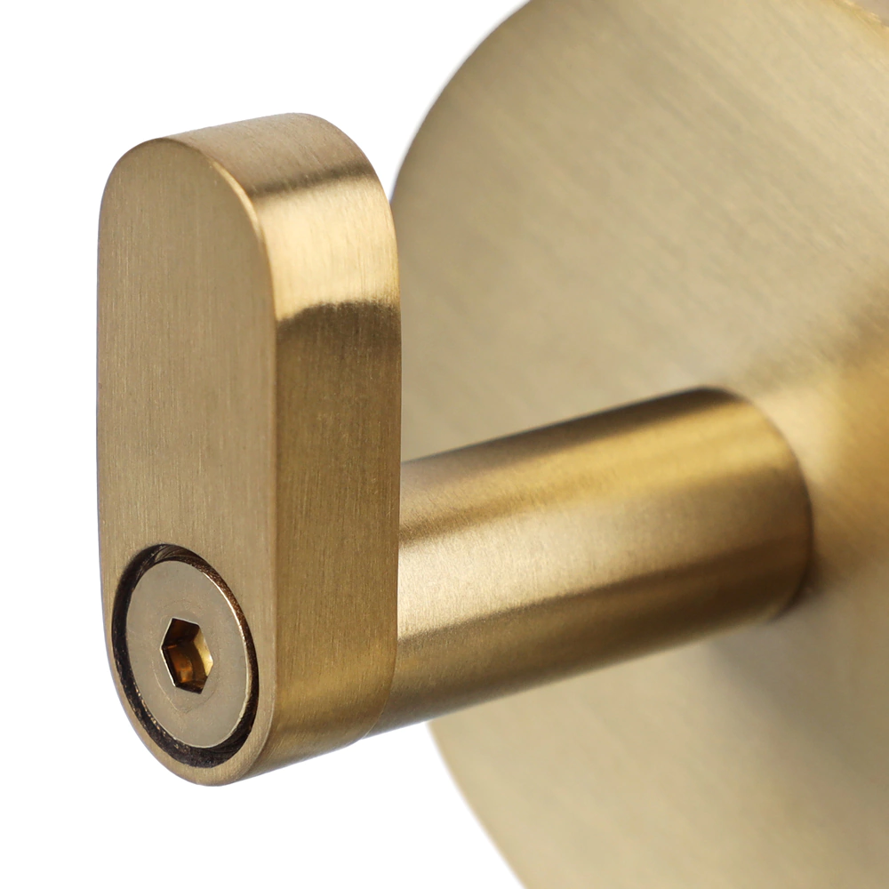 Крючок одинарный FLUMEN DESIGN Petra золото